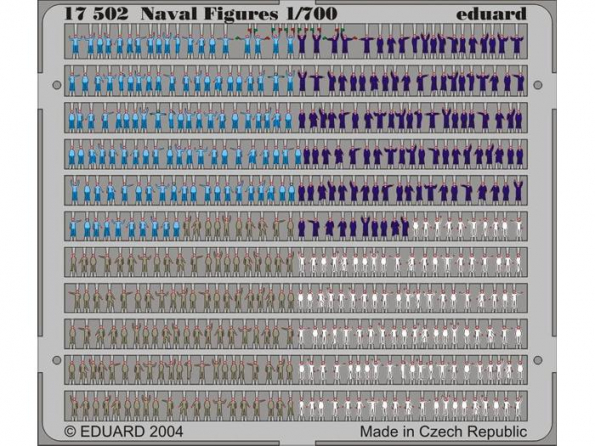 Eduard photodecoupe 17502 Figurines equipage 1/700
