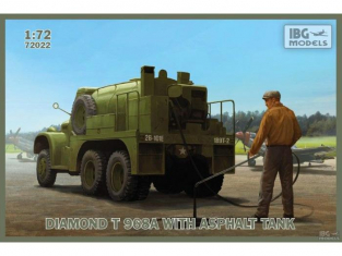 IBG maquette militaire 72022 DIAMOND T 968A CAMION Avec CITERNE de Bitume 1/72