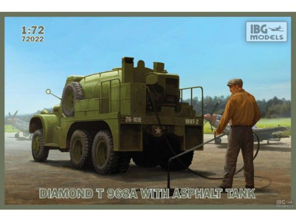 IBG maquette militaire 72022 DIAMOND T 968A CAMION Avec CITERNE de Bitume 1/72