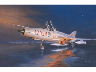 Trumpeter maquette avion 02861 J-7G CHASSEUR CHINOIS 1/48