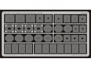 Eduard Express Mask XL521 Pochoirs marquages F-15 1/32