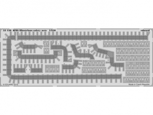 Eduard photodecoupe bateau 53138 Filets de sécurité HMS Illustrious Airfix 1/350