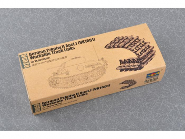 Trumpeter kit militaire 02059 Chenilles Pour PzKpfw.II Ausf.J (VK1601) 1/35