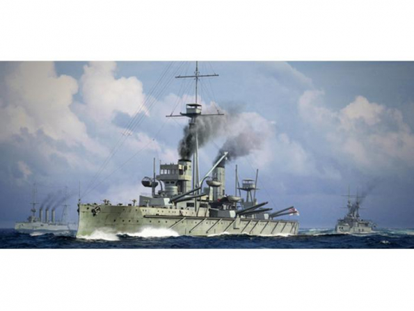 Trumpeter maquette bateau 06705 CUIRASSE BRITANNIQUE HMS DREADNOUGHT 1915 1/700