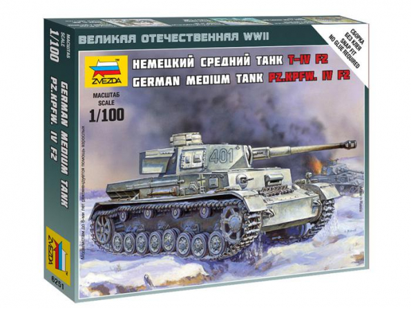 Zvezda maquette plastique 6251 Panzer IV Ausf.H 1/100