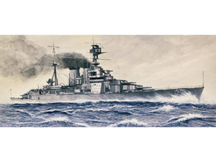 Italeri maquette bateau 501 HMS Hood 1/720