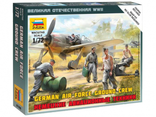 Zvezda maquette avion 6188 Mécaniciens Luftwaffe 1/72