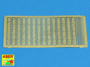 Aber 16053 Numeros chenilles pour Panzer 38 Panda Model 1/16