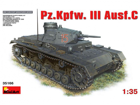 Mini Art maquette militaire 35166 Panzerkampfwagen III Ausf.C 1/35