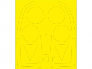 Eduard Express Mask LX001 Masques Typhhon Mk. ib Airfix 1/24