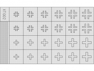 Eduard Express Mask XT002 Masque Croix Allemande fin de production 1/35