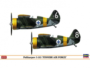 Hasegawa maquette avion 02144 Combo 2 avions inclus Polikarpov I-153 Finish AF 1/72