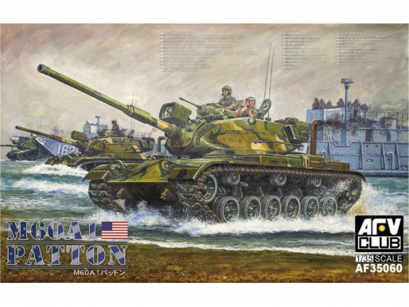 AFV Club maquette militaire 35060 US M60A1 PATTON CHAR DE BATAILLE PRINCIPAL US ARMY 1/35