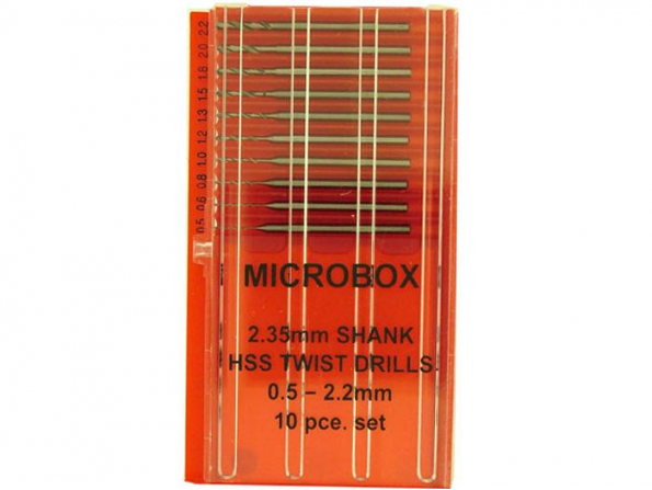 RotaCraft OUTILLAGE rd 4005 MICROBOX SET DE FORETS 0.5mm À 2,2mm