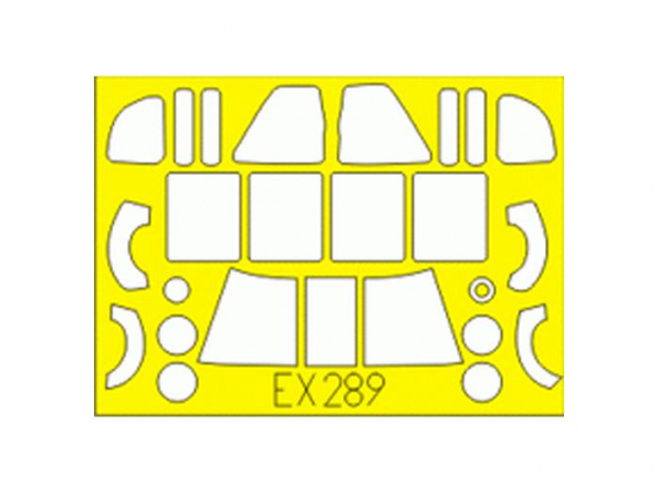 Eduard Express Mask ex289 MH-60K 1/48