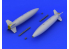 Eduard kit d&#039;amelioration avion brassin 648221 Bombes Mk.84 retarded fin 1/48