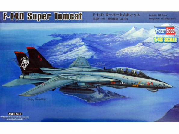 Hobby boss maquette avion 80368 F-14D Super Tomcat 1/48