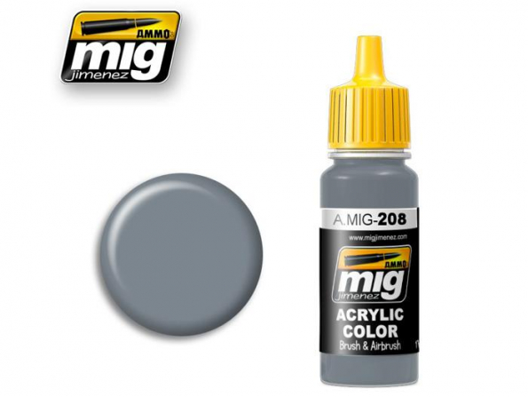 MIG peinture authentique 208 FS36320 Dark compass ghost gray
