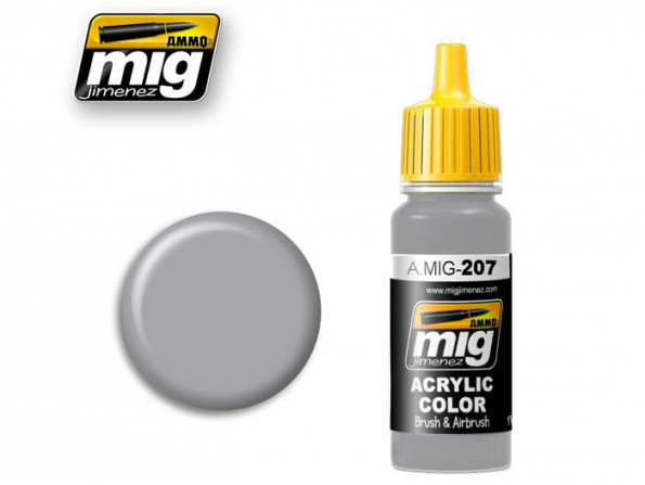 MIG peinture authentique 207 FS36314 (BS626) Gris lumiere