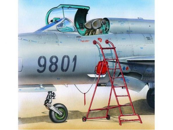 Plus Model AL4037 Echelle pour Mig-21 1/48