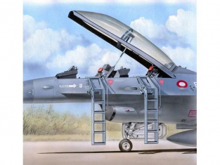 Plus Model AL4042 Echelles pour F-16 B/D 1/48