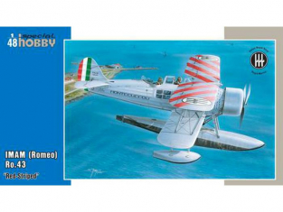 Special Hobby maquette avion 48137 IMAM (ROMEO) Ro.43 Rayé De Bandes Rouges 1/48