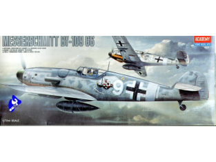 Academy maquettes avion 12467 Messerschmitt Bf-109 G6 1/72