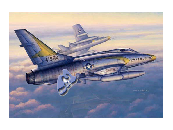 Trumpeter maquette avion 02838 F-100C SUPER SABRE 1/48