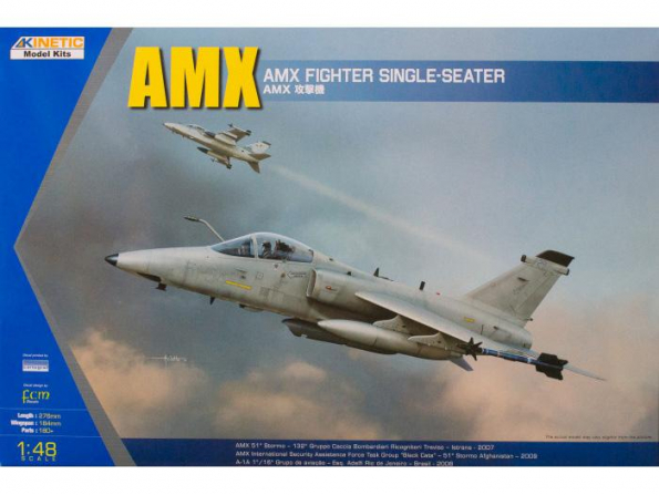 Kinetic maquette avion 48026 AMX Ground Attack Aircraft 1/48