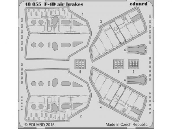 EDUARD photodecoupe avion 48855 Aerofrein F-4D Academy 1/48