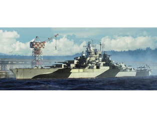 trumpeter maquette bateau 05782 USS TENNESSEE BB-43 1944 1/700