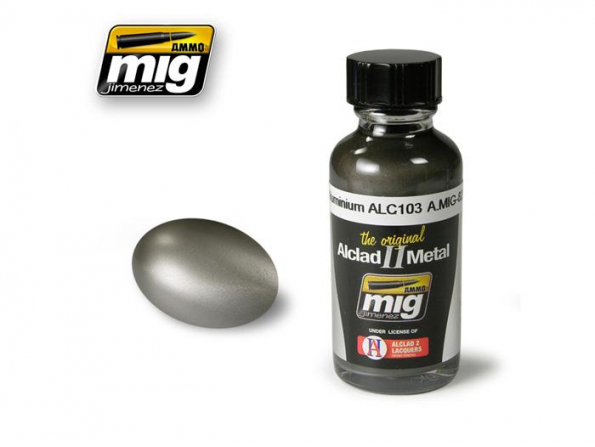 MIG peinture Alclad II 8203 Dark Aluminium ALC103 30ml