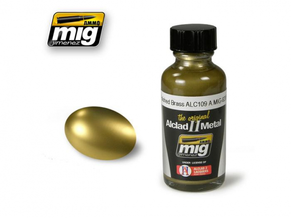 MIG peinture Alclad II 8206 Laiton poli ALC109 30ml