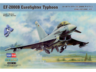 Hobby Boss maquette avion 80265 Typhoon EF-2000B 1/72