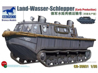 Bronco maquette militaire CB 35031 Land Wasser Schlepper Debut de production 1/35