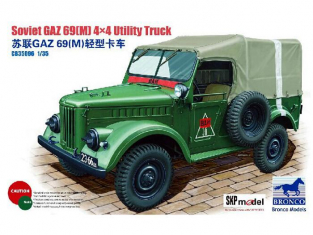 Bronco maquette militaire CB 35096 Soviet GAZ 69(M) 4x4 Utility car 1/35