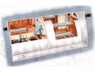 CMK amélioration Bateau n72016 U-Boot Chambre des officiers et capitaine pour Revell 1/72