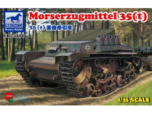 Bronco maquette militaire CB 35196 Morserzugmittel 35(t) 1/35