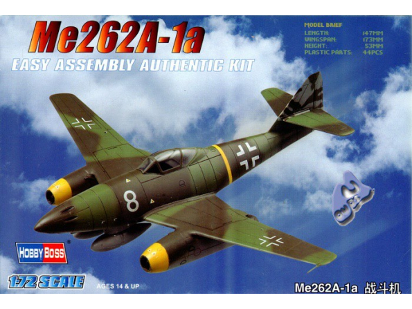 Hobby Boss maquette avion 80249 Me 262 A-2a 1/72