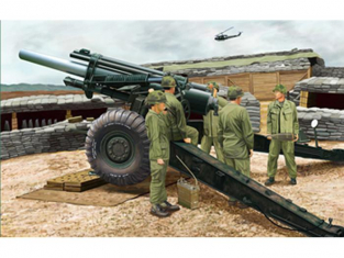 Bronco maquette militaire CB 35102 Canon US 155mm Howitzer M114A1 Guerre du Vietnam 1/35