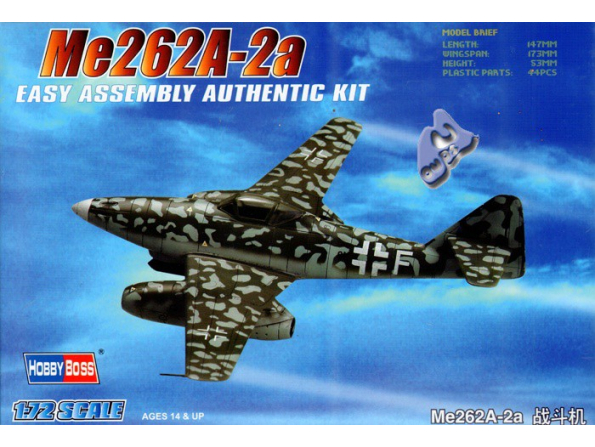 Hobby Boss maquette avion 80248 Me 262 A-2a 1/72