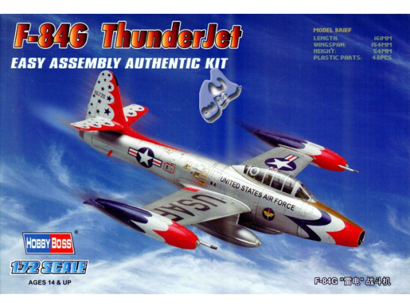 Hobby Boss maquette avion 80247 F-84 G Thundersjet 1/72
