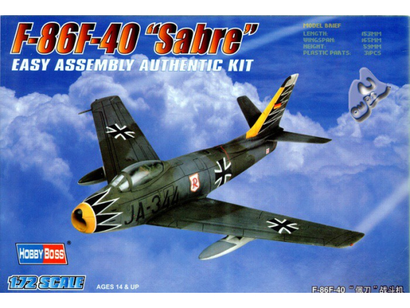 Hobby Boss maquette avion 80259 F-86F-40 Sabre 1/72