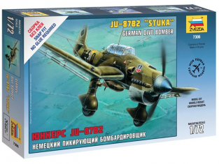 Zvezda maquette avion 7306 Junkers Ju87B-2 Stuka 1/72