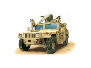 Bronco maquette militaire CB 35080 M1114 Vehicule blindé tactique 1/35