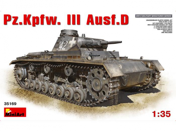 Mini Art maquette militaire 35169 Pz.Kpfw.III Ausf.D 1/35