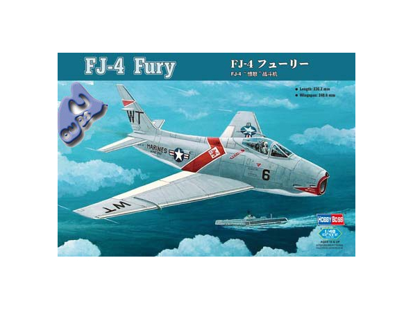 Hobby Boss maquette avion 80312 FJ-4 FURY 1/48