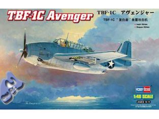 HOBBY BOSS maquette avion 80314 TBF-1C AVENGER 1/48