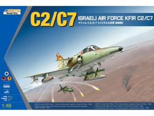 Kinetic maquette avion k48046 C2/C7 KFIR Israeli AF 1/48