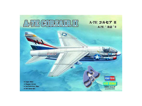 Hobby Boss maquette avion 87204 A-7E Corsair II 1/72